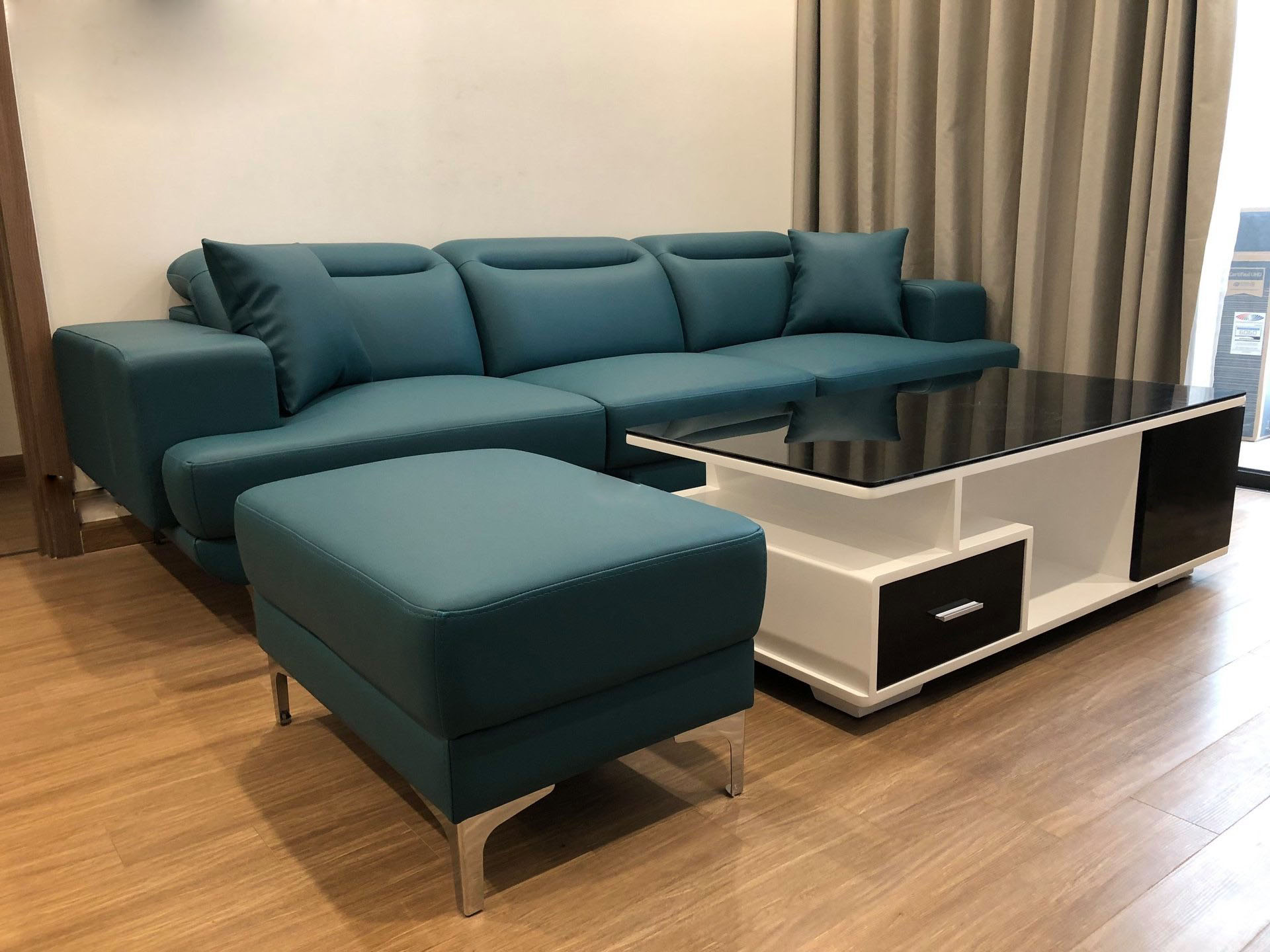Ghế sofa da phòng khách Hàn Quốc