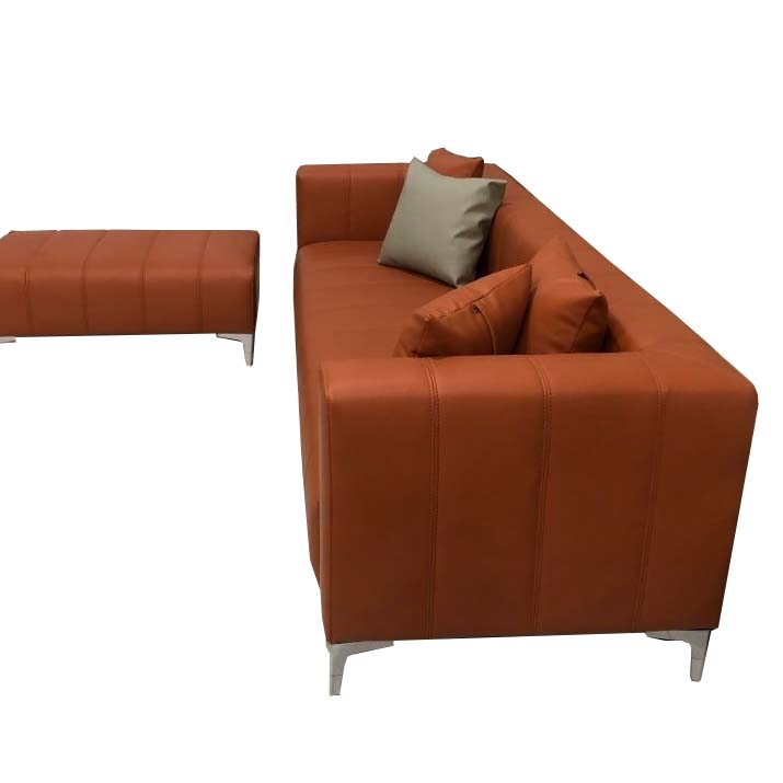 Ghế sofa da phòng khách hiện đại