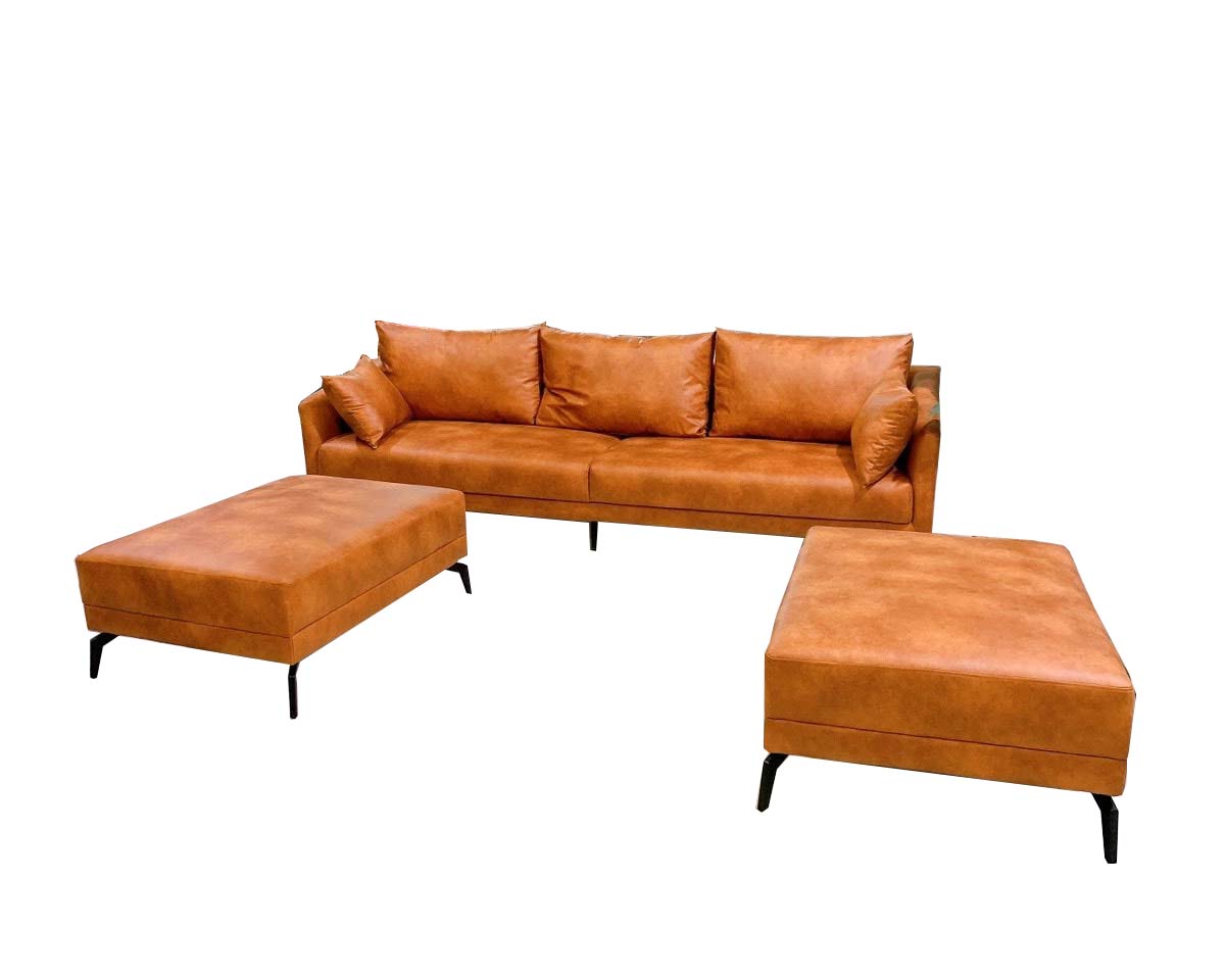 Ghế sofa da phòng khách hiện đại