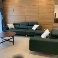 Ghế sofa da phòng khách Hàn Quốc