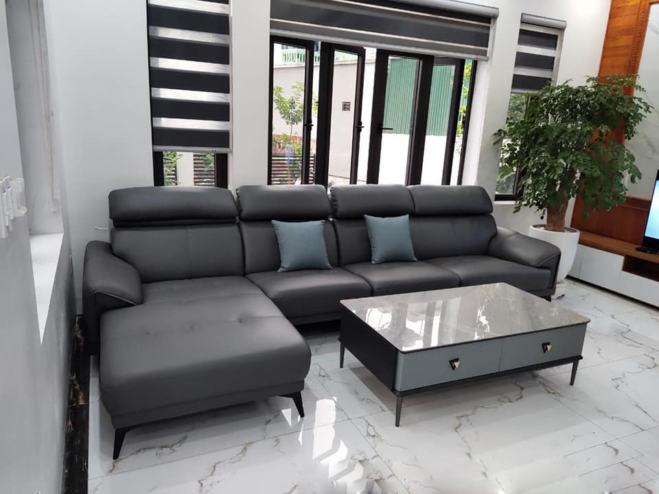 Ghế sofa da phòng khách - VNXK18
