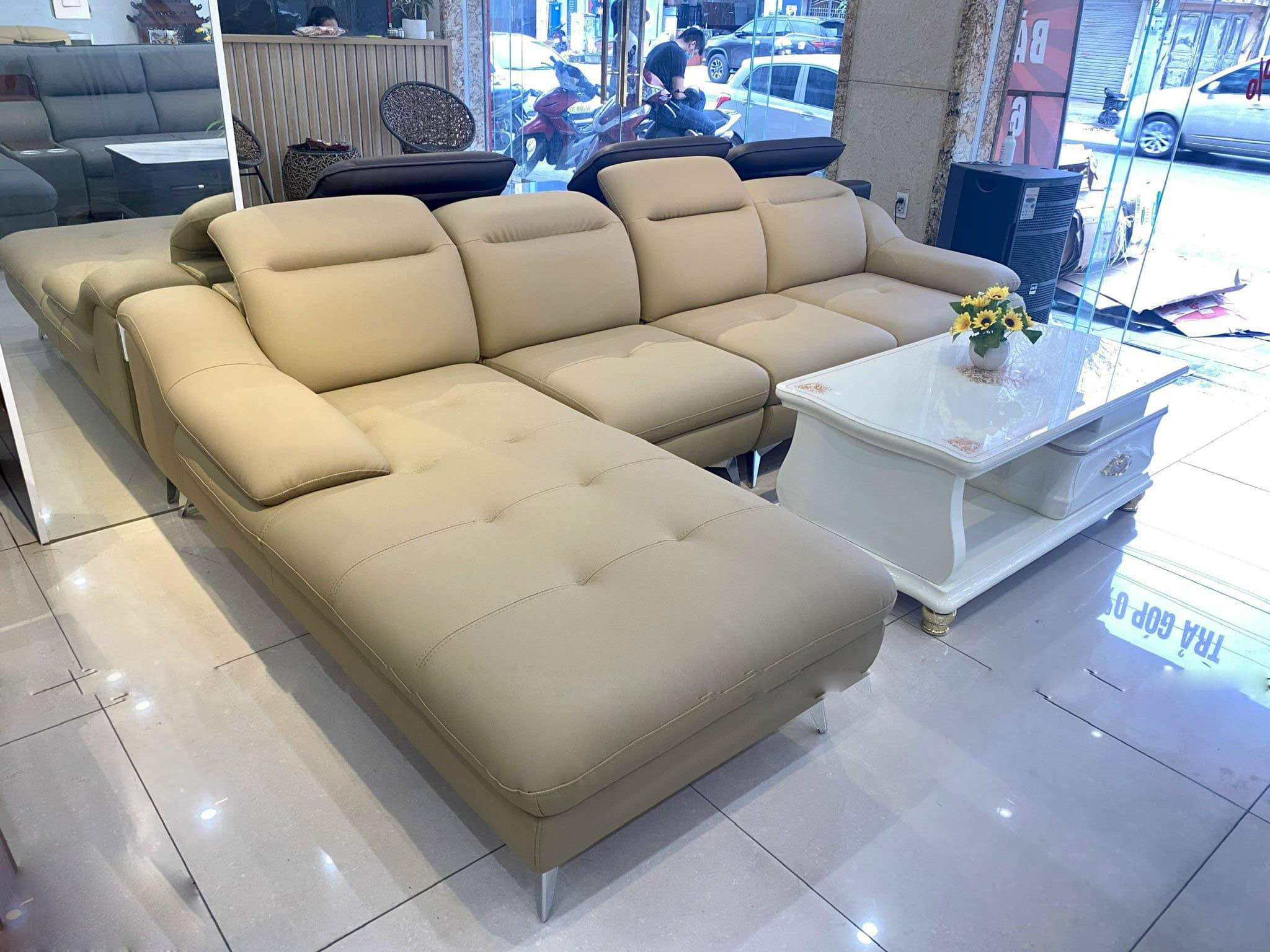 Ghế sofa da phòng khách - VNXK16