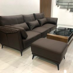 Ghế sofa da phòng khách R12
