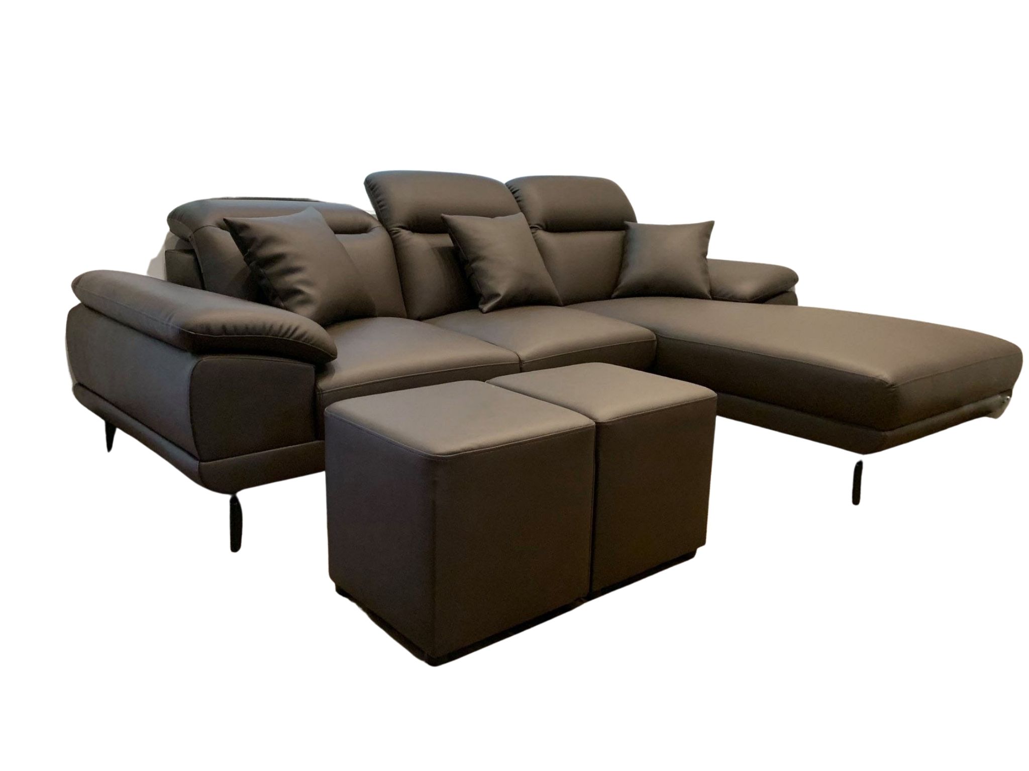 Ghế sofa da phòng khách - R03