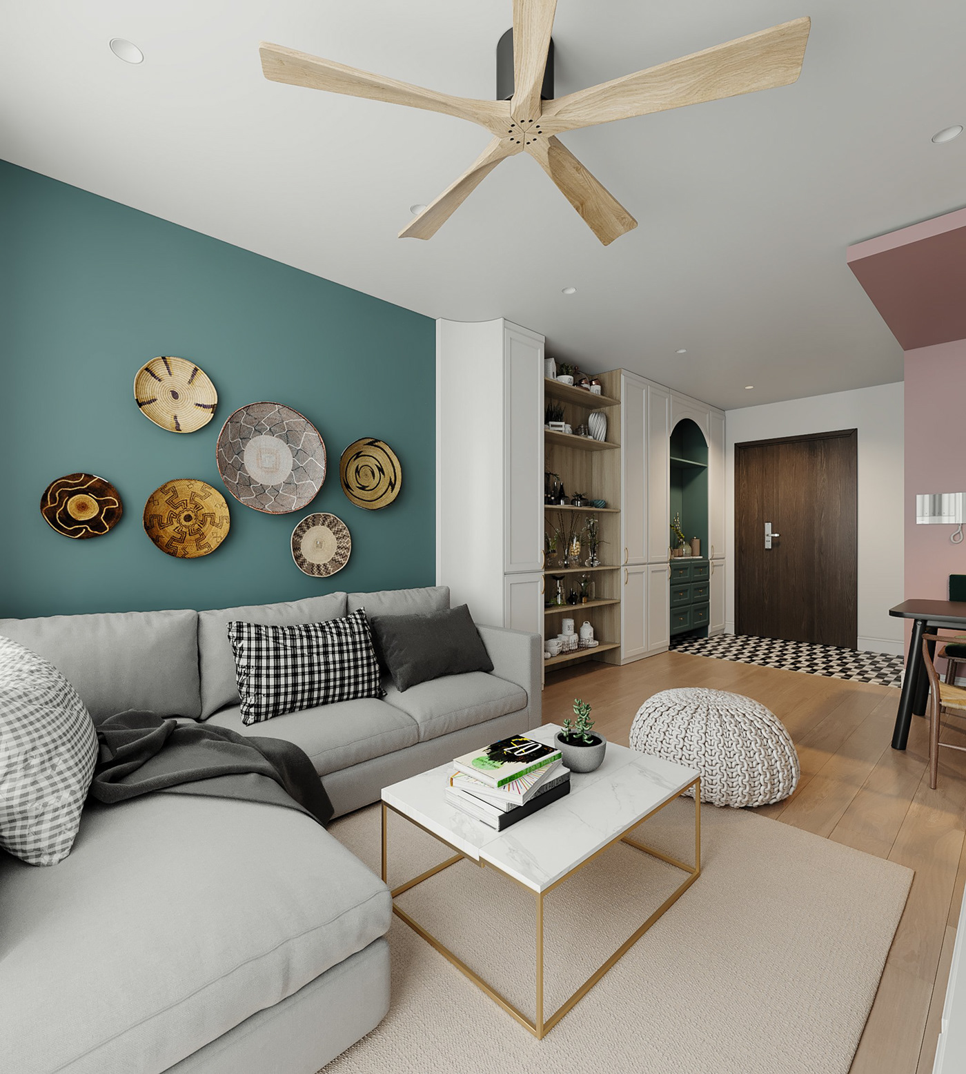 Thiết kế nội thất căn hộ Chị CHi - Dự án Vinhomes Oceanpark