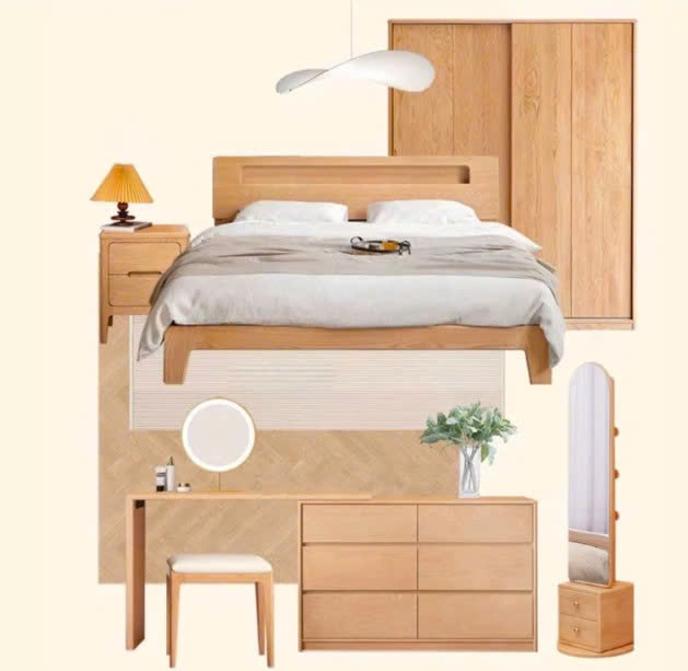 Bộ sản phẩm phòng ngủ 300, thiết kế hiện đại thanh lịch, đầy đủ tiện ích