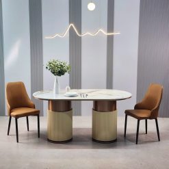 Bàn ăn mặt đá nhập khẩu