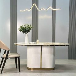 Bàn Ăn Mặt Đá Cao Cấp Hiện Đại