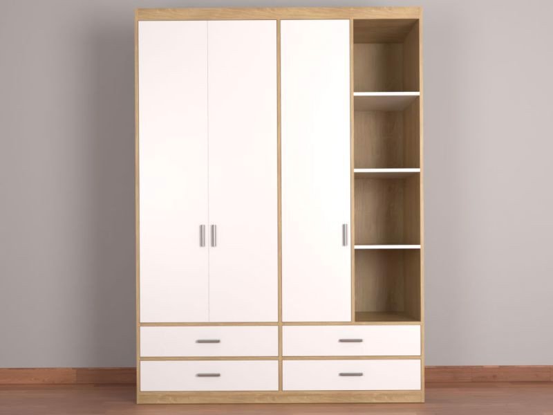 Tủ quần áo gỗ ( thiết kế thi công theo yêu cầu )